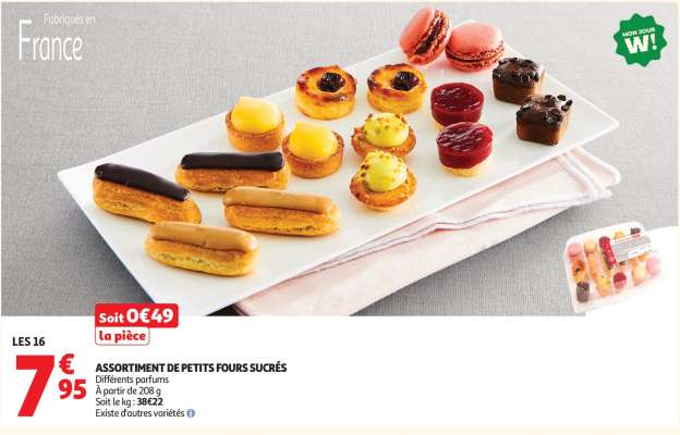Assortiment De Petits Fours Sucrés