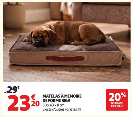 MATELAS À MEMOIRE DE FORME RIGA