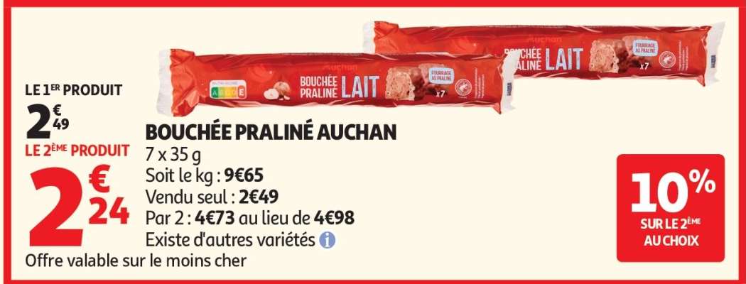BOUCHÉE PRALINÉ AUCHAN