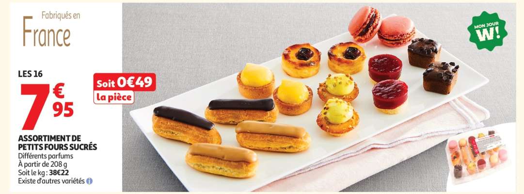Assortiment De Petits Fours Sucrés