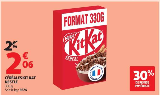 Céréales Kit Kat Nestlé