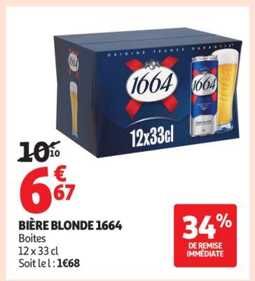 Bière Blonde 1664