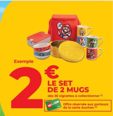LE SET DE 2 MUGS