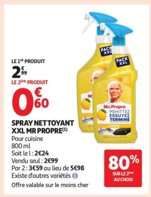 SPRAY NETTOYANT XXL MR PROPRE