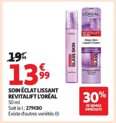 SOIN ÉCLAT LISSANT REVITALIFT L'ORÉAL