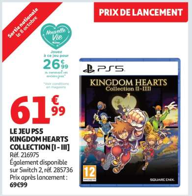 LE JEU PS5 KINGDOM HEARTS COLLECTION [II - III]