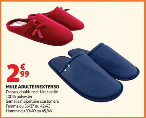 MULE ADULTE INEXTENSO