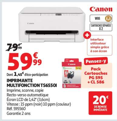 IMPRIMANTE MULTIFONCTION TS6550I