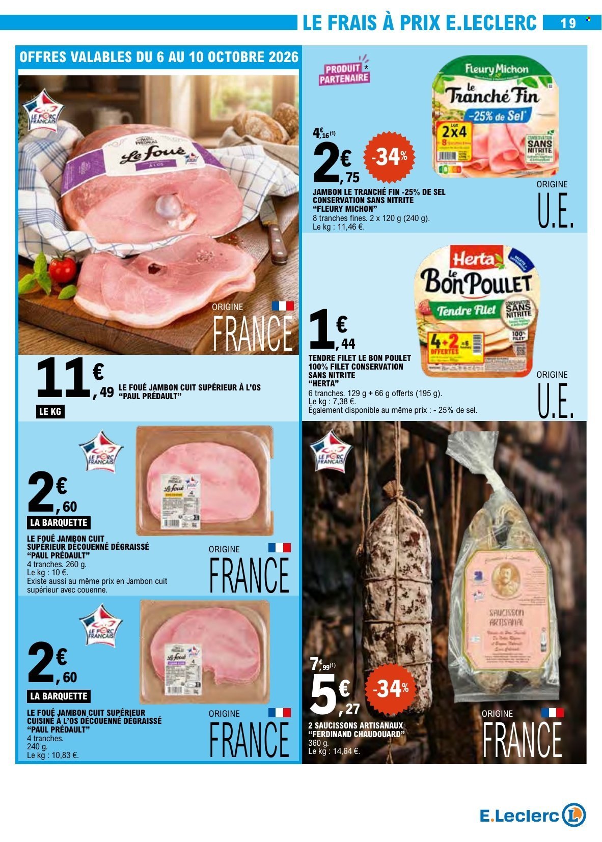 Catalogue E.Leclerc - 06.10.2026 - 17.10.2026. Page 19