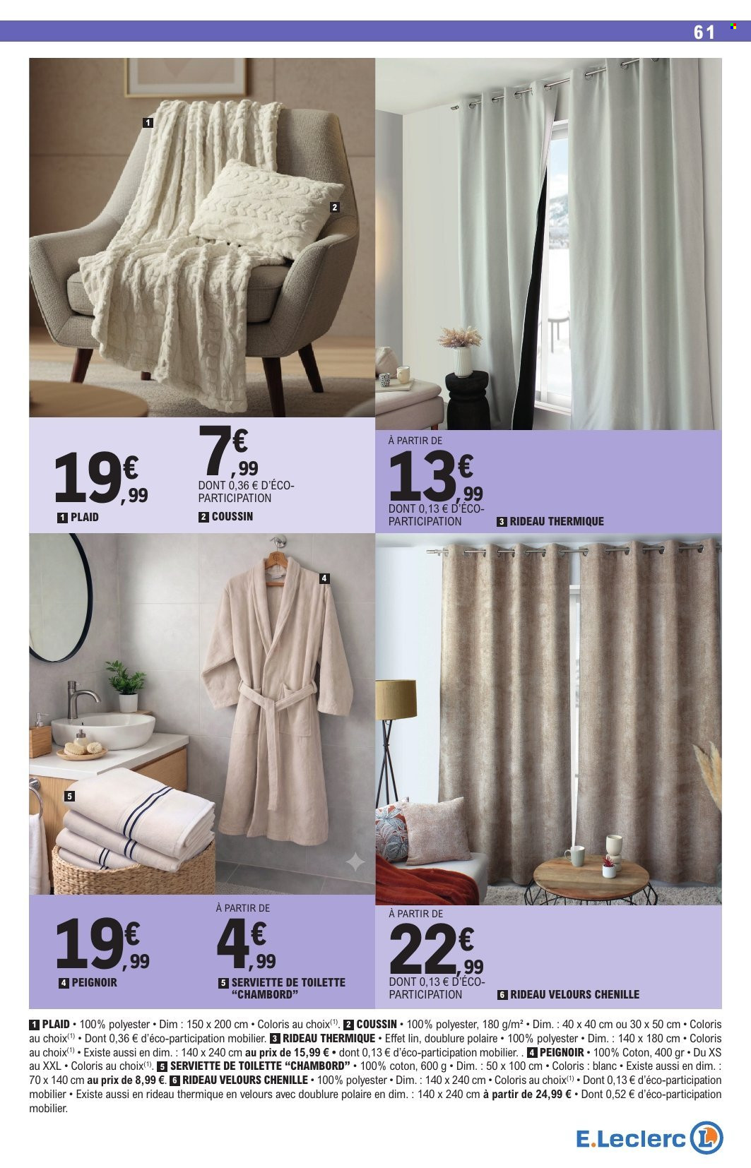 Catalogue E.Leclerc - 06.10.2026 - 17.10.2026. Page 61
