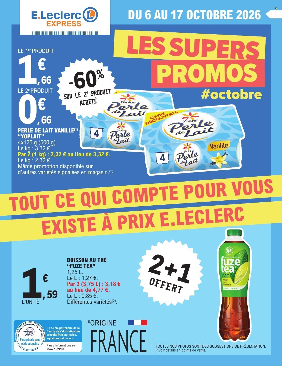 Catalogue E.Leclerc - 06.10.2026 - 17.10.2026. Page 1