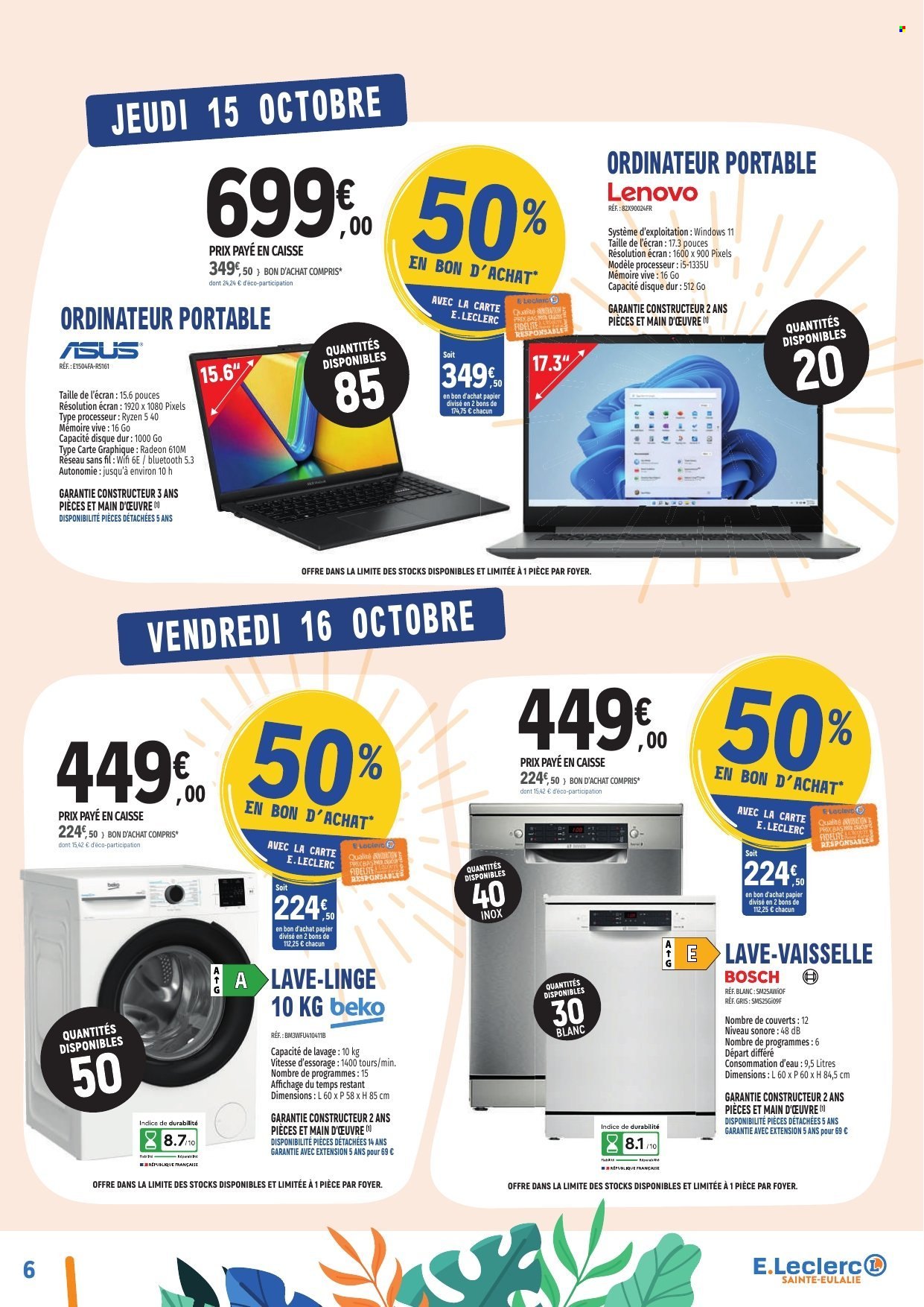 Catalogue E.Leclerc - 06.10.2026 - 18.10.2026. Page 6