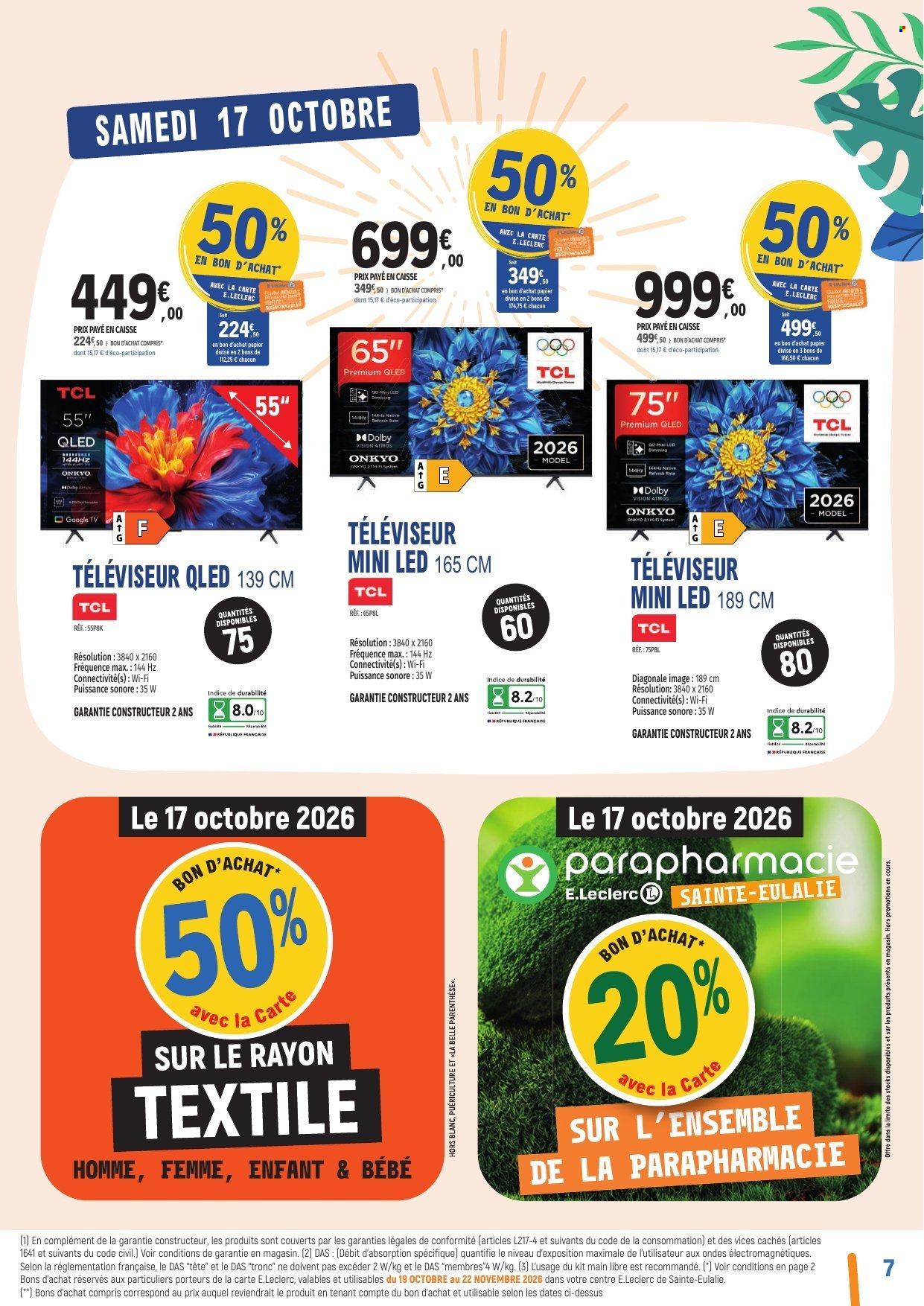 Catalogue E.Leclerc - 06.10.2026 - 18.10.2026. Page 7