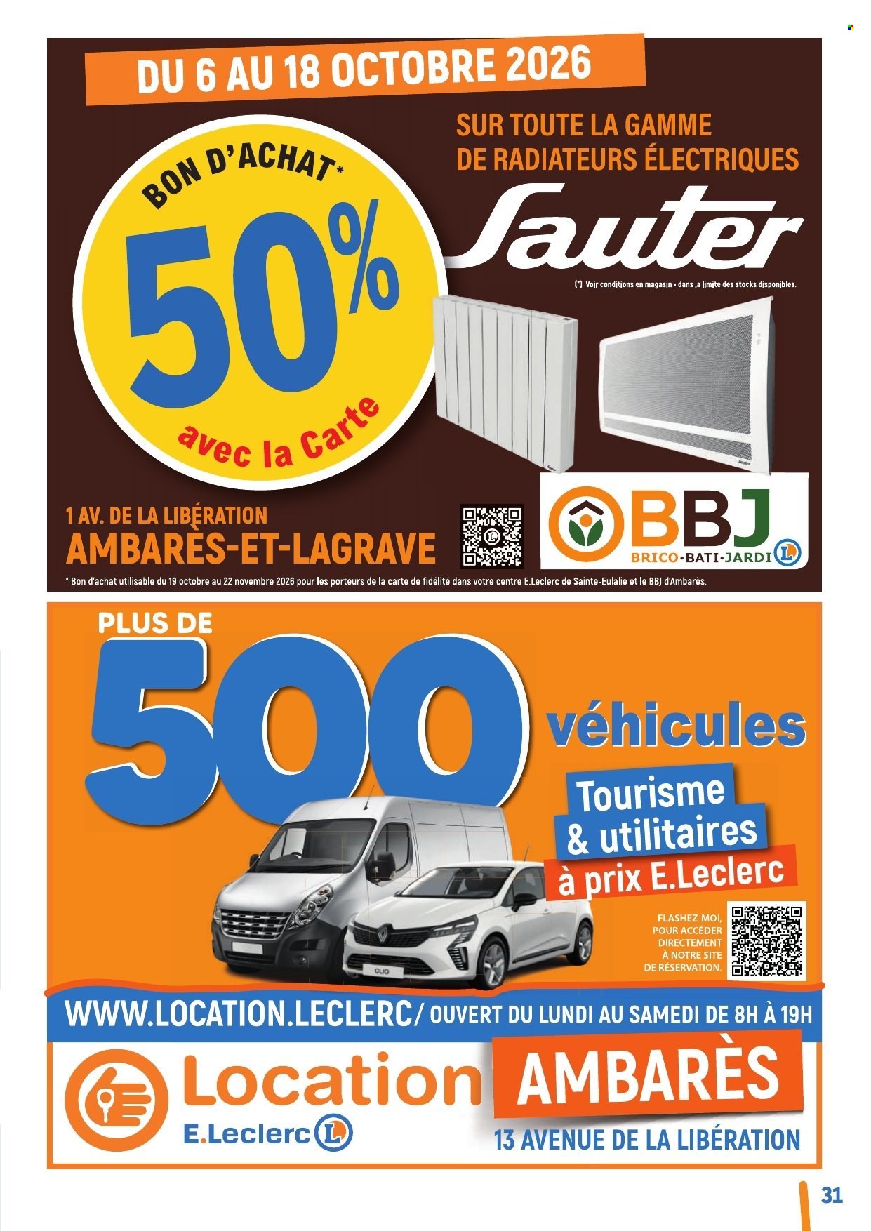 Catalogue E.Leclerc - 06.10.2026 - 18.10.2026. Page 31