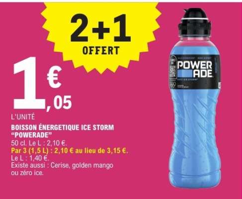 Boisson Énergétique Ice Storm Powerade