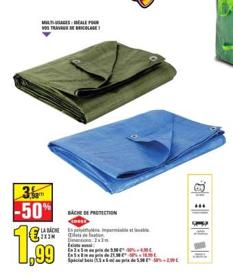 BÂCHE DE PROTECTION