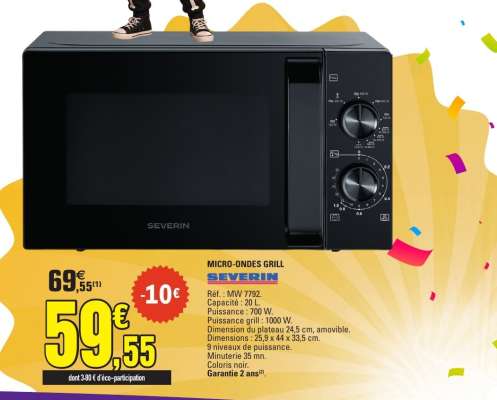 Micro-ondes grill Severin