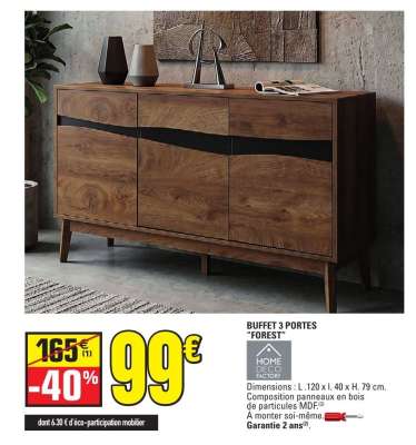 BUFFET 3 PORTES 'FOREST'