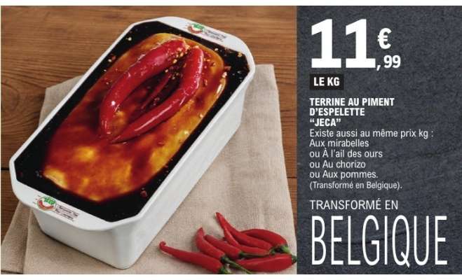 Terrine au piment d'Espelette "Jeca"