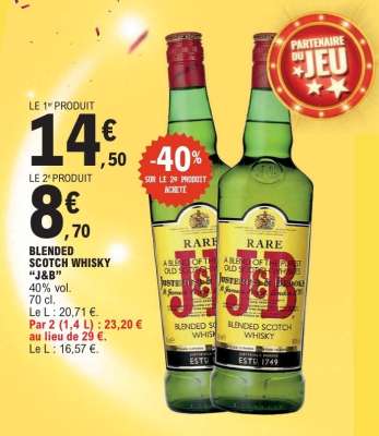 BLENDED SCOTCH WHISKY J&B