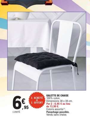 GALETTE DE CHAISE