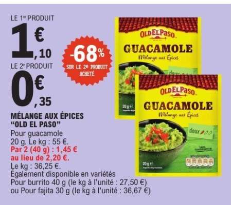 MÉLANGE AUX ÉPICES “OLD EL PASO”