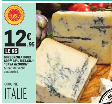 Gorgonzola Doux AOP 25% Mat.Gr. "Casa Azzurra"