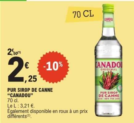 PUR SIROP DE CANNE "CANADOU"
