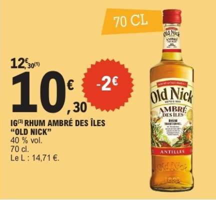RHUM AMBRÉ DES ILES OLD NICK