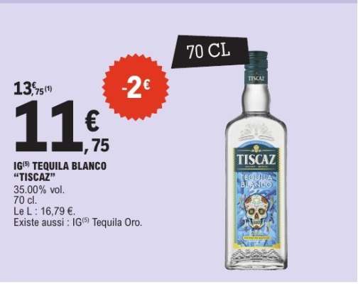 IG(5) TEQUILA BLANCO “TISCAZ”
