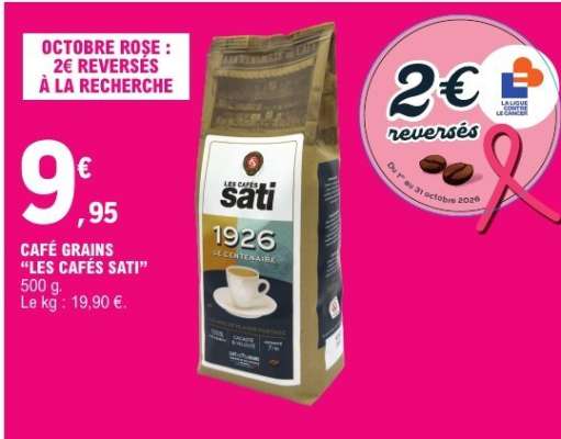 CAFÉ GRAINS “LES CAFÉS SATI”