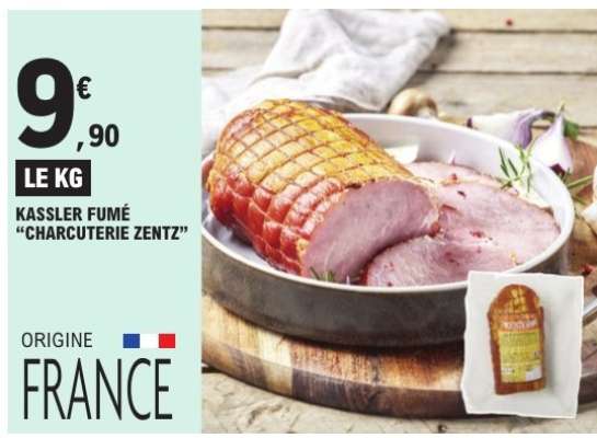KASSLER FUMÉ "CHARCUTERIE ZENTZ"