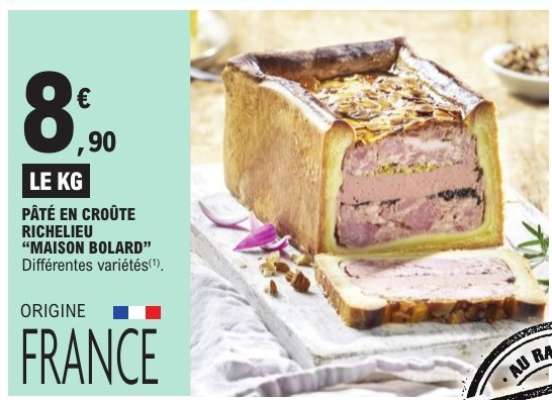 PÂTÉ EN CROUTE RICHELIEU "MAISON BOLARD"