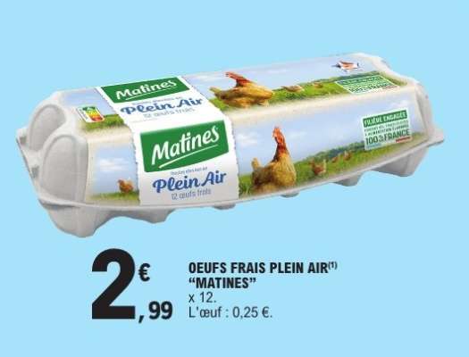 Oeufs Frais Plein Air Matines