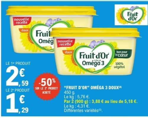 Fruit d'or Oméga 3 doux