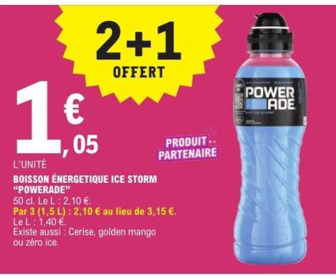 Boisson Énergétique Ice Storm Powerade
