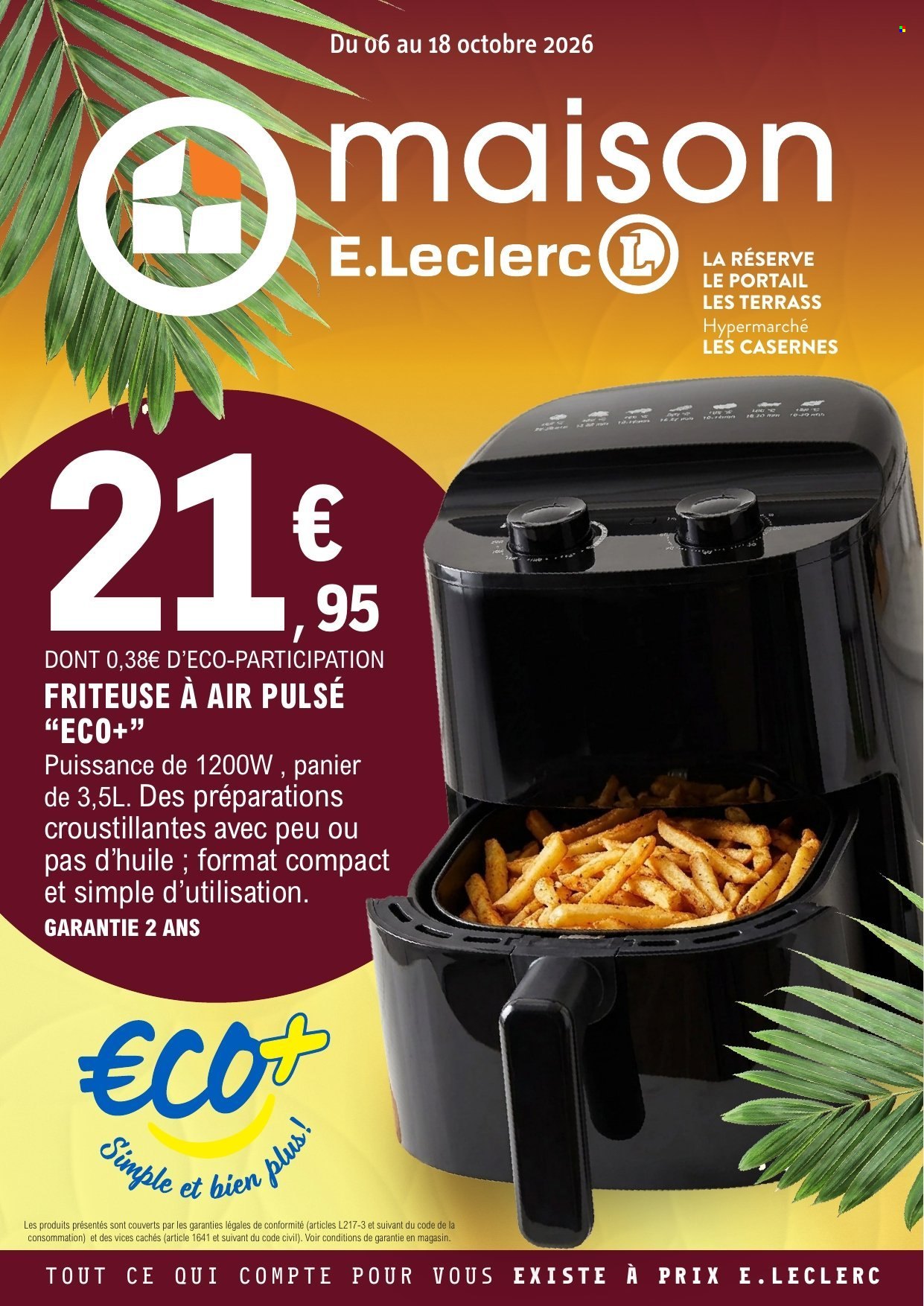 Catalogue E.Leclerc - 06.10.2026 - 18.10.2026. Page 1