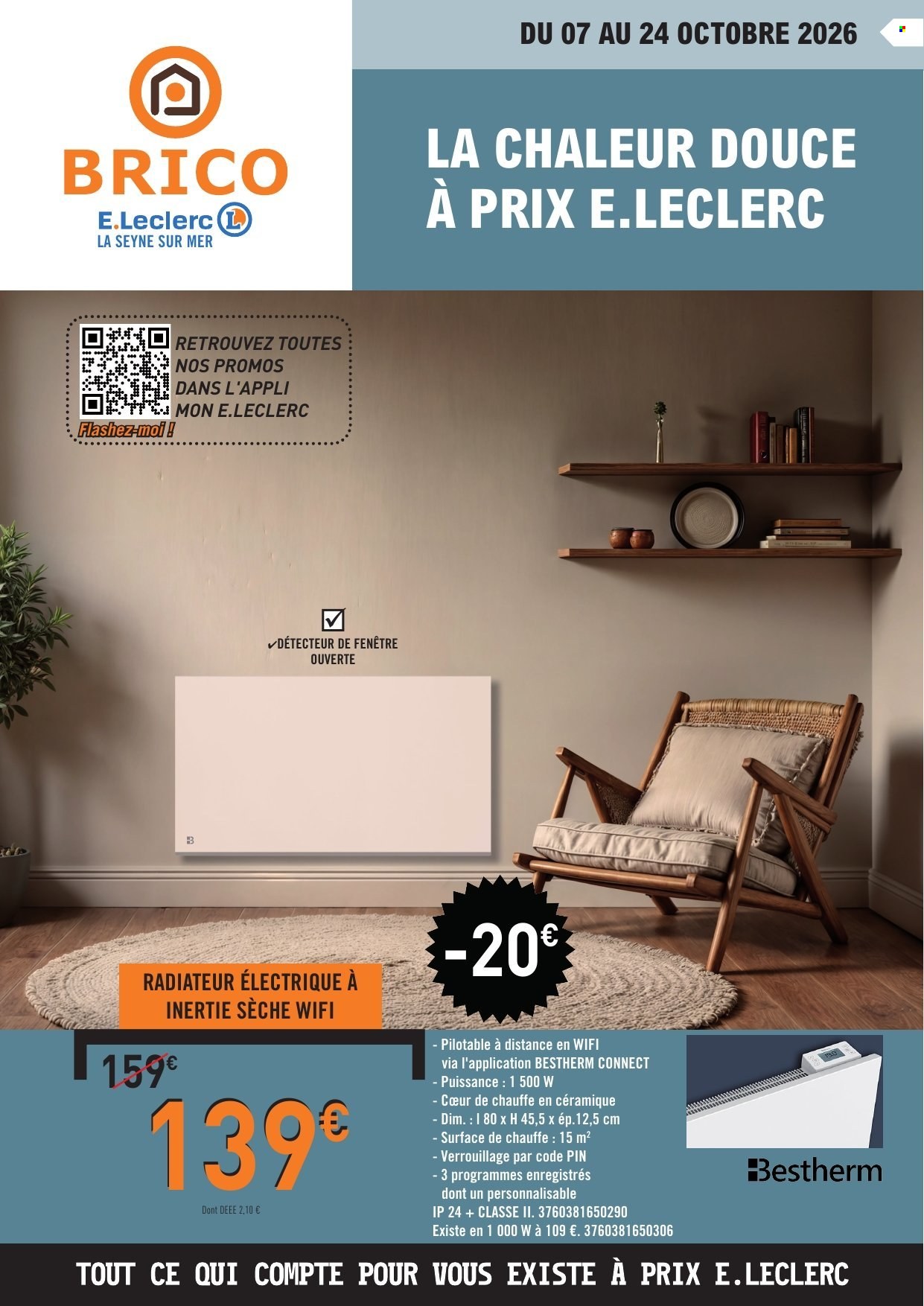 Catalogue E.Leclerc - 07.10.2026 - 24.10.2026. Page 1