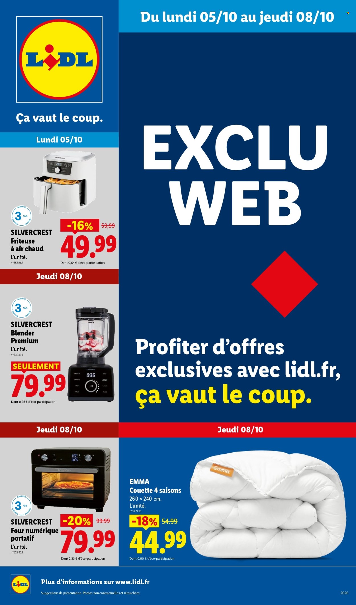 Catalogue Lidl - 05.10.2026 - 08.10.2026. Page 1