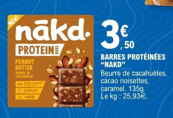 BARRES PROTEINEES NAKD
