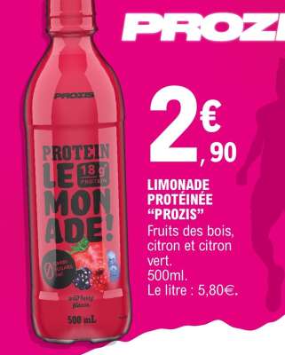 LIMONADE PROTÉINÉE “PROZIS”