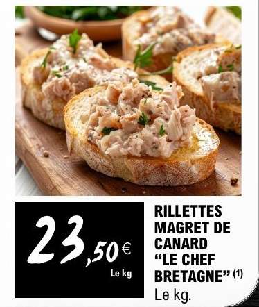 RILLETTES MAGRET DE CANARD "LE CHEF BRETAGNE"