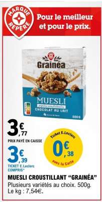 MUESLI CROUSTILLANT “GRAINÉA”