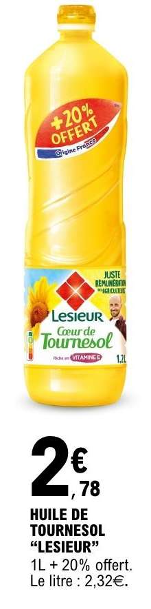 Huile De Tournesol Lesieur