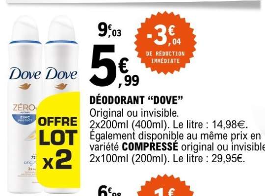 DEODORANT DOVE