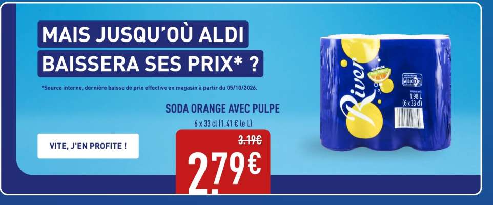 Soda Orange avec Pulpe