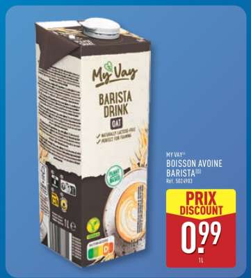 MY VAY® BOISSON AVOINE BARISTA