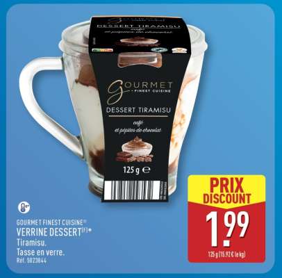GOURMET FINEST CUISINE VERRINE DESSERT