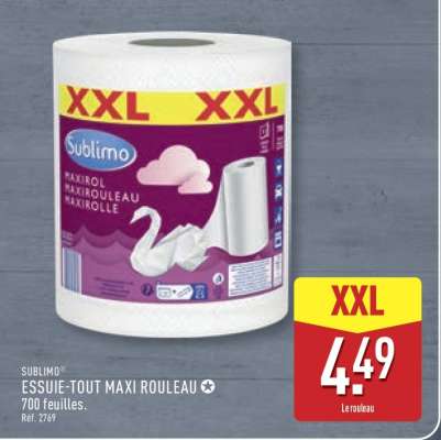 SUBLIMO ESSUIE-TOUT MAXI ROULEAU