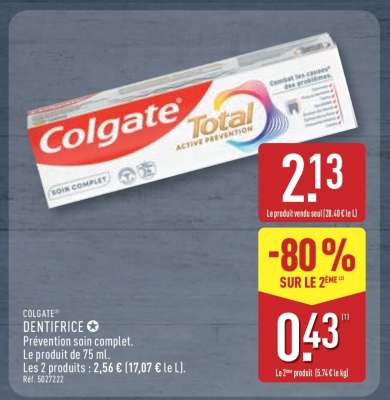 COLGATE® DENTIFRICE
